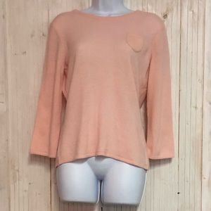 Bisou Bisou | 100% Cashmere Pink Top